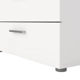 Credenza bianca 140x40x81h cm 8 cassetti - Phethai