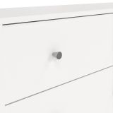 Credenza bianca 143x30x68h cm 6 cassetti - Rick