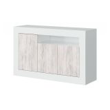 Credenza bianca 144x42x87h cm 3 ante - Ilizia
