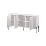 Credenza bianca 150x39x80h cm 3 ante - Susegana