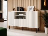 Credenza bianca 150x42x82h cm 2 ante e 1 cassetto - Malo