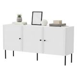 Credenza bianca 151x40x75h cm 3 ante - Vigasio