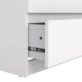 Credenza bianca 153x50x70h cm 6 cassetti - Abacadabra