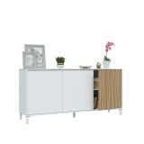 Credenza bianca 154x40x74h cm 3 ante - Ametista