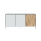 Credenza bianca 154x40x74h cm 3 ante - Ametista