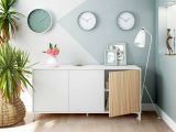 Credenza bianca 154x40x74h cm 3 ante - Ametista