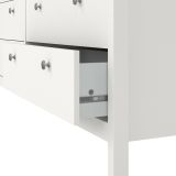 Credenza bianca 159x38x79h cm 8 cassetti - Kovsova
