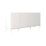 Credenza bianca 180x45x80h cm 4 ante - Paine