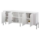 Credenza bianca 190x39x80h cm 4 ante - Laion