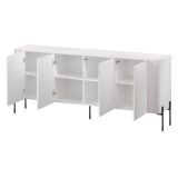 Credenza bianca 190x39x80h cm 4 ante - Laion