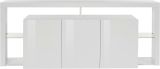 Credenza bianca 200x40x80h cm 3 ante - Andaleiv