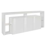 Credenza bianca 200x40x80h cm 3 ante - Andaleiv