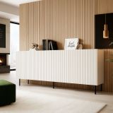 Credenza bianca 200x42x82h cm 4 ante - Corana