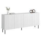 Credenza bianca 200x42x82h cm 4 ante - Corana