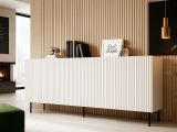 Credenza bianca 200x42x82h cm 4 ante - Corana