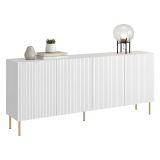 Credenza bianca 200x42x82h cm 4 ante - Londa