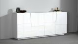 Credenza bianca 200x44x86h cm 4 ante - Arda