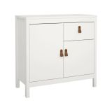 Credenza bianca 82x38x79h cm 2 ante e 1 cassetto - Romagna