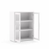 Credenza bianca 89x40x113h cm 2 ante - Ampezzo