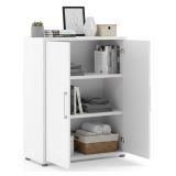 Credenza bianca 89x40x113h cm 2 ante - Warszawa