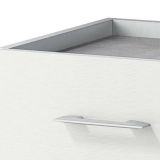 Credenza bianca 90x41x87h cm 1 anta e 4 cassetti - Aracnida