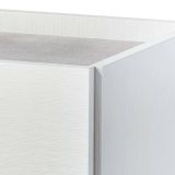 Credenza bianca 90x41x87h cm 1 anta e 4 cassetti - Aracnida