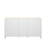 Credenza bianca e rovere 138x42x76h cm 3 ante - America