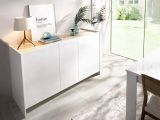 Credenza bianca e rovere 138x42x76h cm 3 ante - America