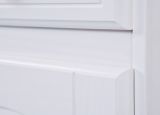 Credenza Bianco 2 Cassetti 2 Ripiani 88x32x198h cm, Apertura Battente, Scorrevole - Quadri