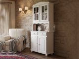 Credenza Bianco 2 Cassetti 2 Ripiani 88x32x198h cm, Apertura Battente, Scorrevole - Quadri