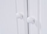 Credenza Bianco 2 Cassetti un Ripiano 88x43x87h cm, Apertura Battente - Pallare