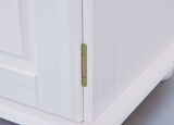 Credenza Bianco 3 Cassetti un Ripiano 130x43x87h cm, Apertura Battente - Gragnano