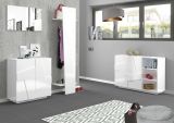 Credenza bianco lucida 121x38x86h cm 2 ante - Acab