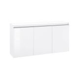 Credenza bianco lucida 150x40x81h cm 3 ante - Andesina