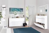Credenza bianco lucida 150x40x81h cm 3 ante - Andesina