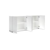 Credenza bianco lucida 180x38x79h cm 4 ante - Amacord