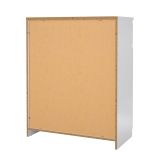 Credenza bianco lucida 80x40x100h cm 2 ante e 1 cassetto - Genziana