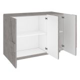 Credenza cemento 121x38x86h cm 3 ante - Axl