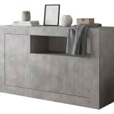 Credenza cemento 138x42x86h cm 3 ante - Dolphin