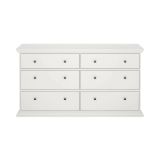 Credenza Gladys, Buffet da soggiorno, Madia da salotto, Dispensa da cucina, 52x163 h88 cm, Bianco