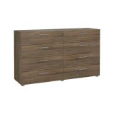 Credenza Laurelle, Buffet da soggiorno, Madia da salotto, Dispensa da cucina, 40x140 h82 cm, Rovere