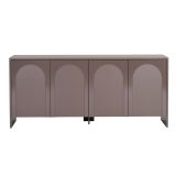 Credenza Marrone Bronzo 2 Ripiani 4 Ante 180x45x80h cm, 6 Vani - Nomesi