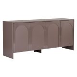 Credenza Marrone Bronzo 2 Ripiani 4 Ante 180x45x80h cm, 6 Vani - Nomesi