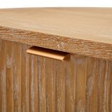 Credenza Marrone Ciliegio un Cassetto un Ripiano 81x46x82h cm, Apertura Battente, Scorrevole - Falomo