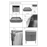 Credenza Marrone Ciliegio un Cassetto un Ripiano 81x46x82h cm, Apertura Battente, Scorrevole - Falomo