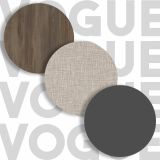 Credenza marrone e antracite 60x35x85h cm 2 ante - Phailin