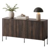 Credenza Marrone Noce 3 Ripiani Apertura Battente 150x40x80h cm, 3 Ante - Susegana