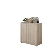 Credenza Marrone Olmo un Ripiano Apertura Battente 68x34x74h cm, 2 Ante - Osteno