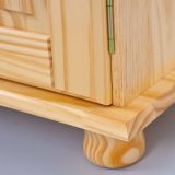 Credenza Marrone Rovere 3 Cassetti 6 Ripiani 130x32x198h cm, 12 Vani - Presezzo
