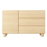 Credenza Marrone Rovere 3 Cassetti un Ripiano 130x38x80h cm, Apertura Battente, Scorrevole - Hanerito